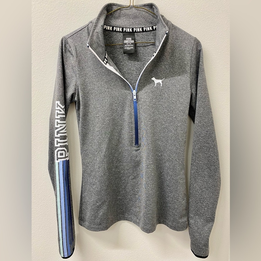 Victoria’s Secret PINK ultimate pullover in Gray, Size XS, like new ✨